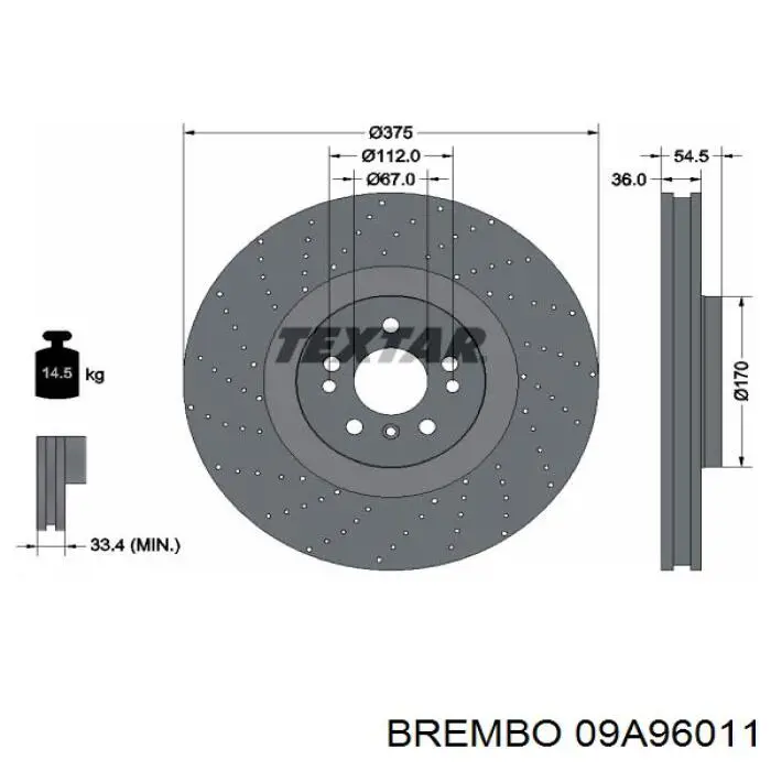 Тормоз дисковый передний Jurid/Bendix BDS1694HC цена, от 158.22 USD