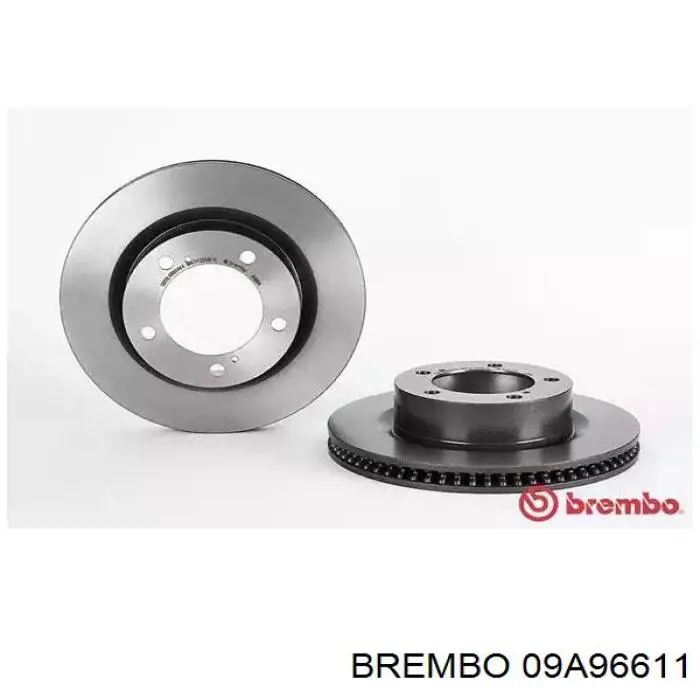 09.A966.11 Brembo диск тормозной передний