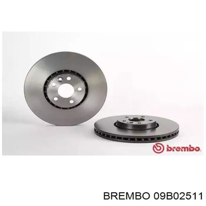 Передние тормозные диски 09B02511 Brembo