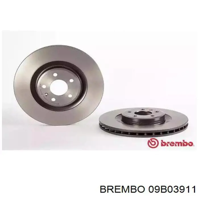 09B03911 Brembo диск тормозной передний