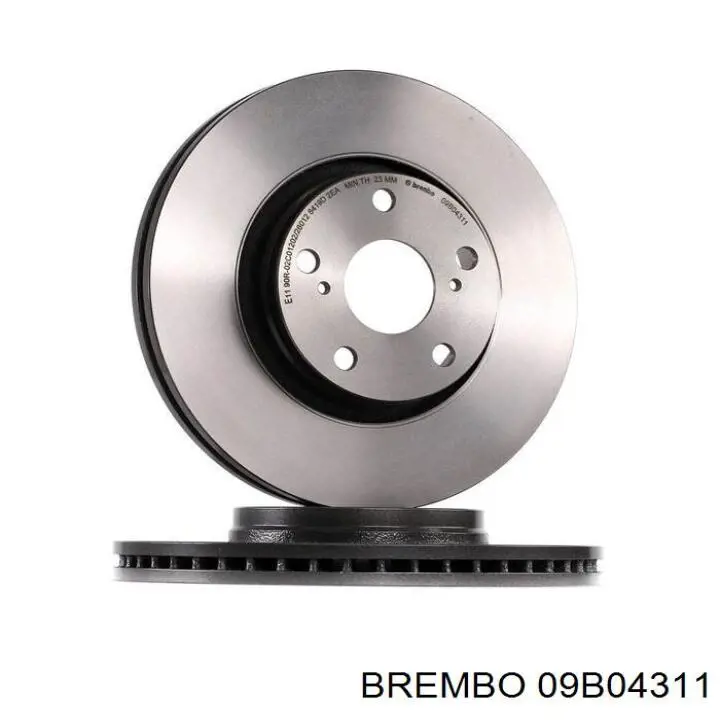 09B04311 Brembo disco do freio dianteiro