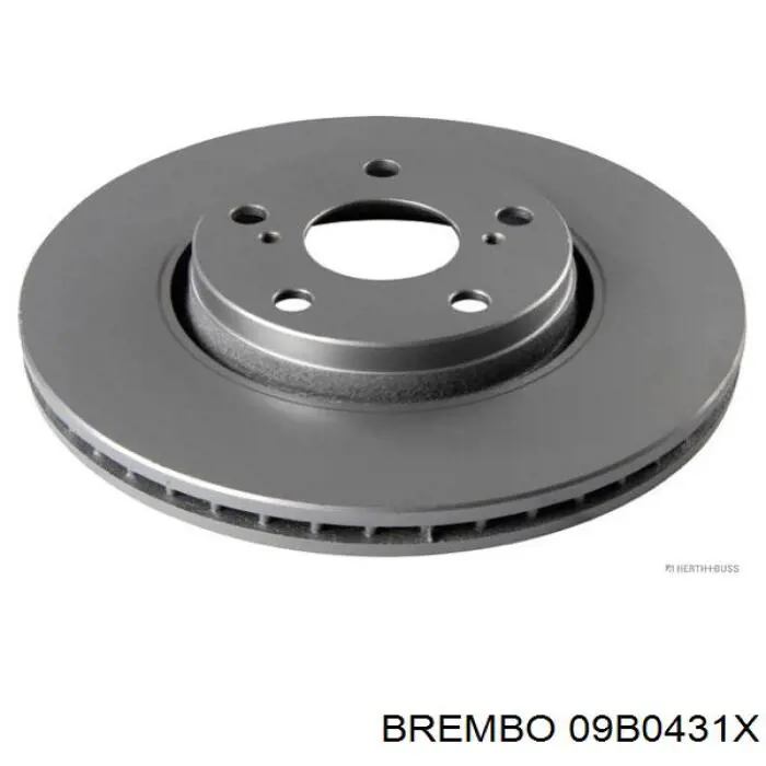 Тормоз дисковый передний Brembo 09B0431X цена, от 53.08 USD