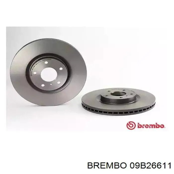 Передние тормозные диски 09B26611 Brembo