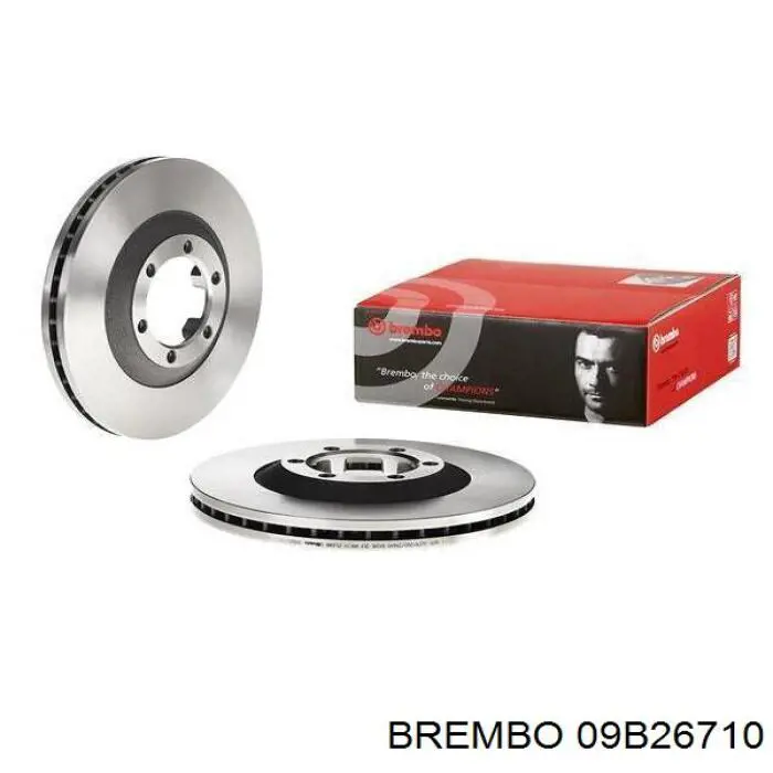 Тормоз дисковый передний Brembo 09B26710 цена, от 52.14 USD
