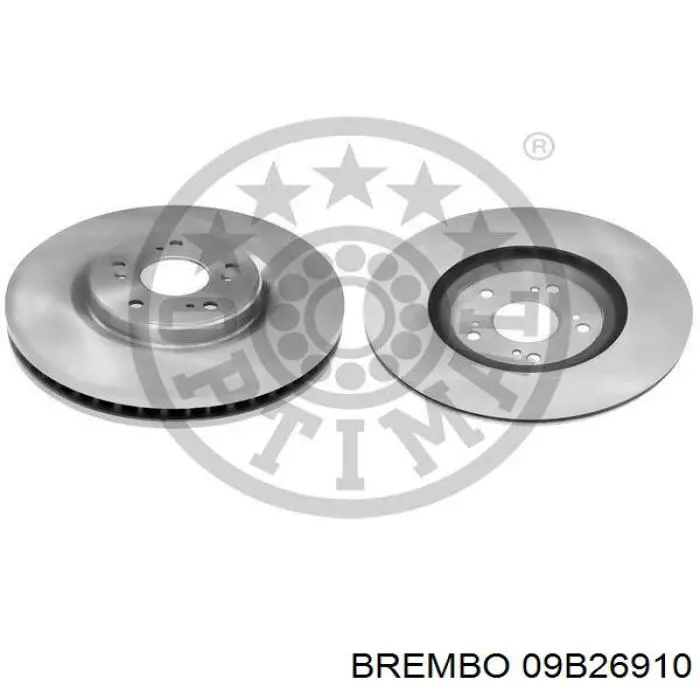 Купить 09B26910 Brembo Ротор тормозной