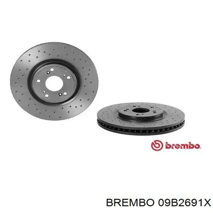 Передний тормозной диск Brembo 09B2691X