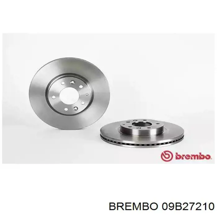 09.B272.10 Brembo диск тормозной передний