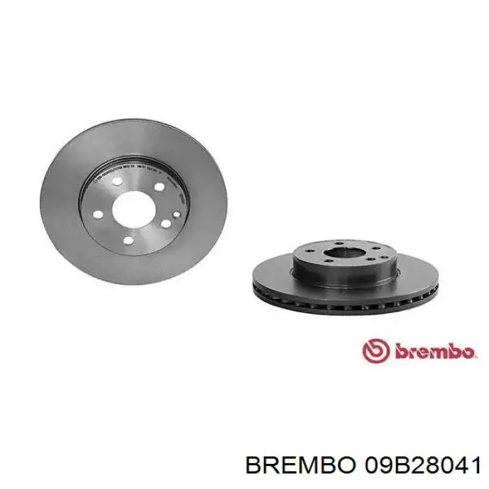 09.B280.41 Brembo диск тормозной передний