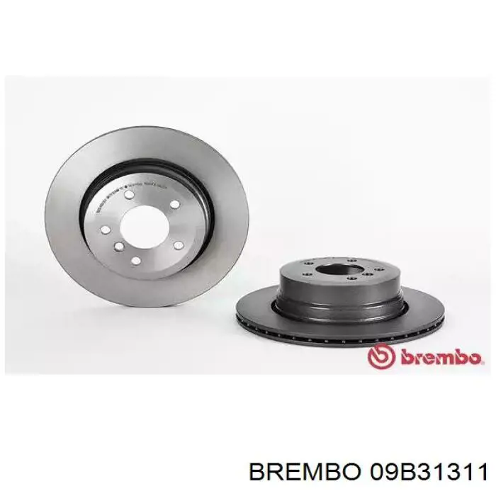09.B313.11 Brembo диск тормозной задний
