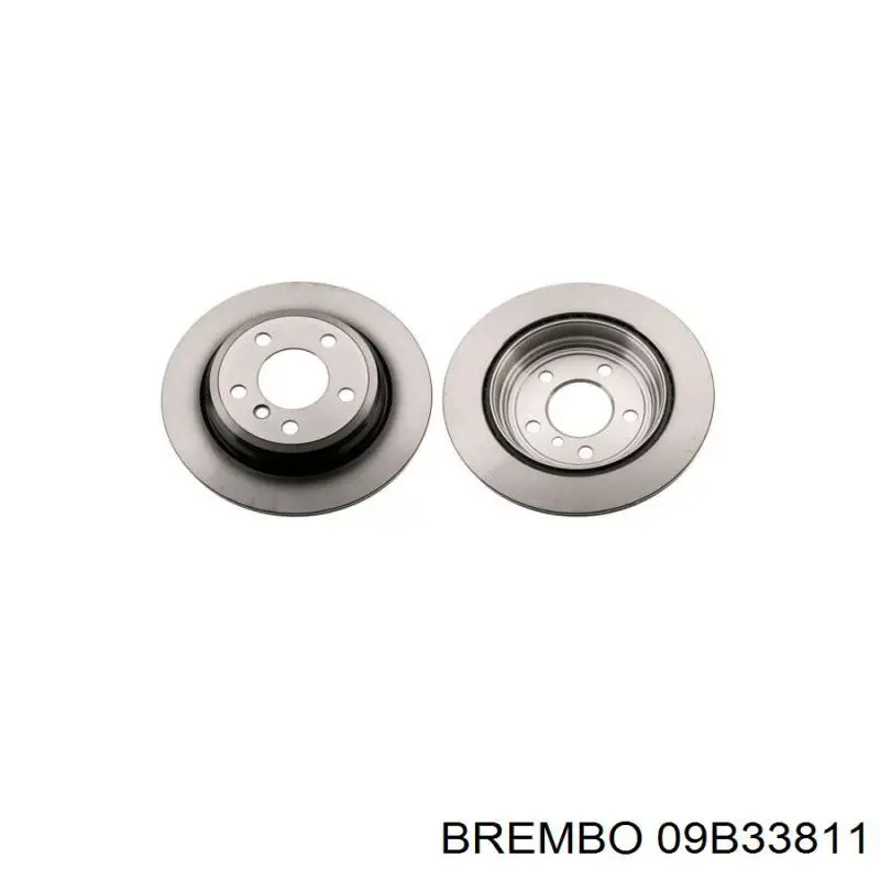 Купить 09B33811 Brembo Диск тормозной задний