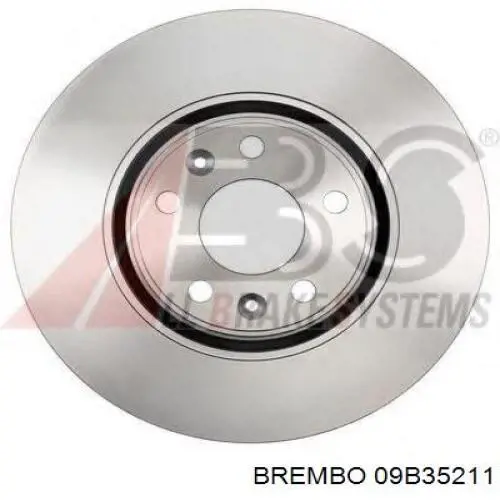 Передние тормозные диски 09B35211 Brembo