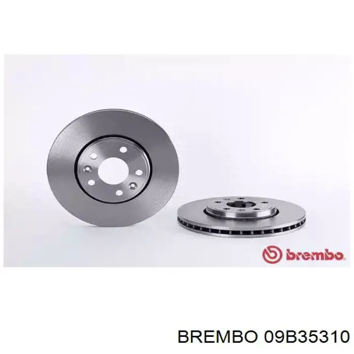 09B35310 Brembo диск тормозной передний