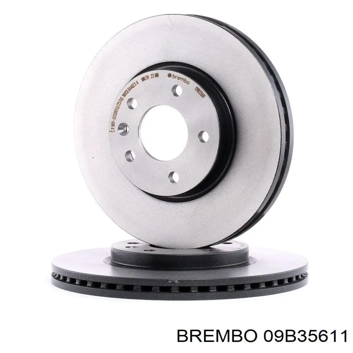 09B35611 Brembo Диск тормозной передний