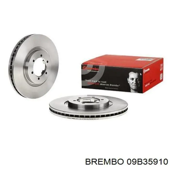 Тормоз дисковый передний Brembo 09B35910 цена, от 66.50 USD
