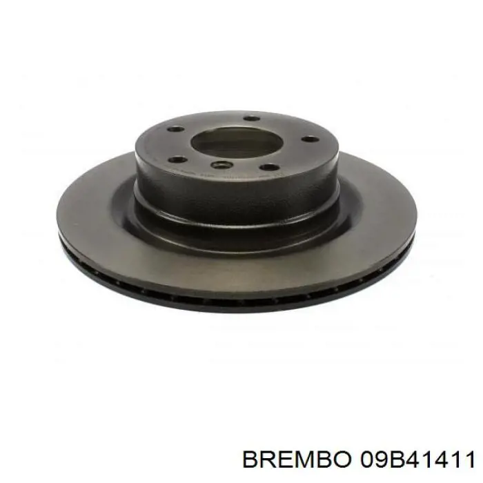 Disco de freno trasero 09B41411 Brembo