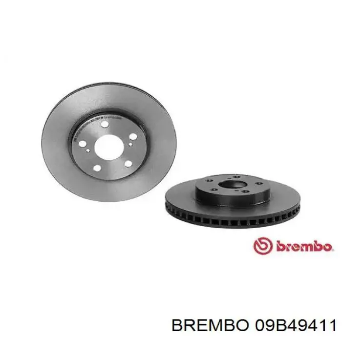 09.B494.11 Brembo передние тормозные диски