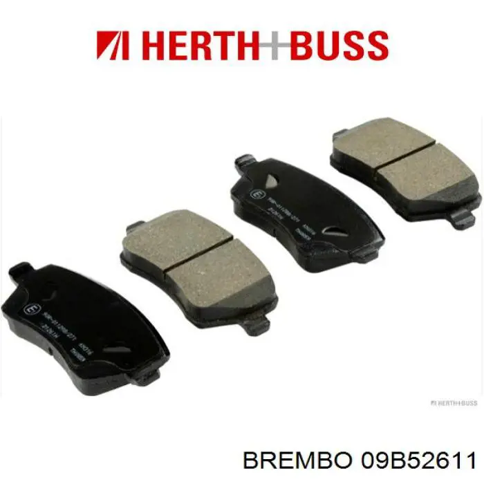 Передние тормозные диски 09B52611 Brembo