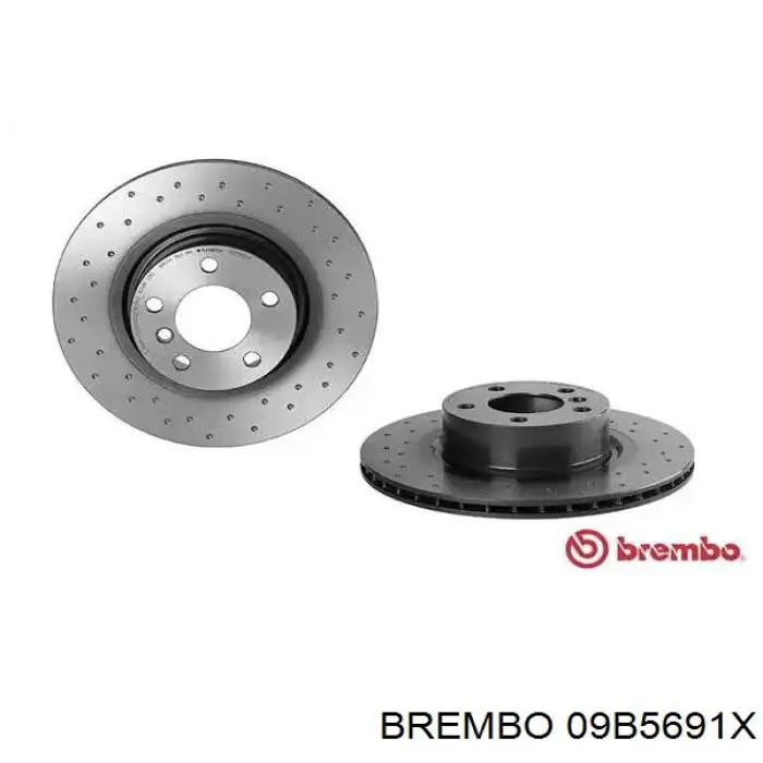 Тормозные диски 09B5691X Brembo