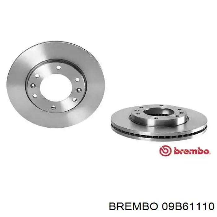 09.B611.10 Brembo диск тормозной передний