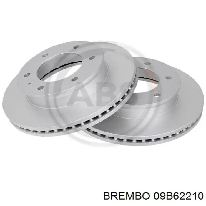 09B62210 Brembo Диск тормозной передний