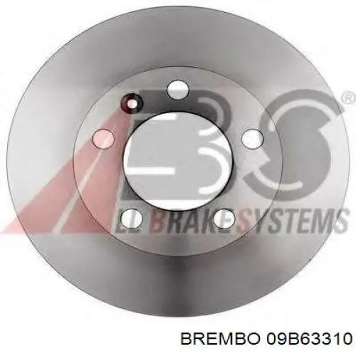 Тормоз дисковый передний Brembo 09B63310 цена, от 84.02 USD