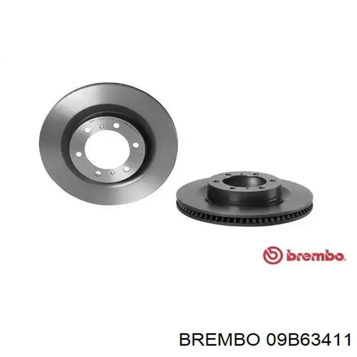 Передние тормозные диски 09B63411 Brembo