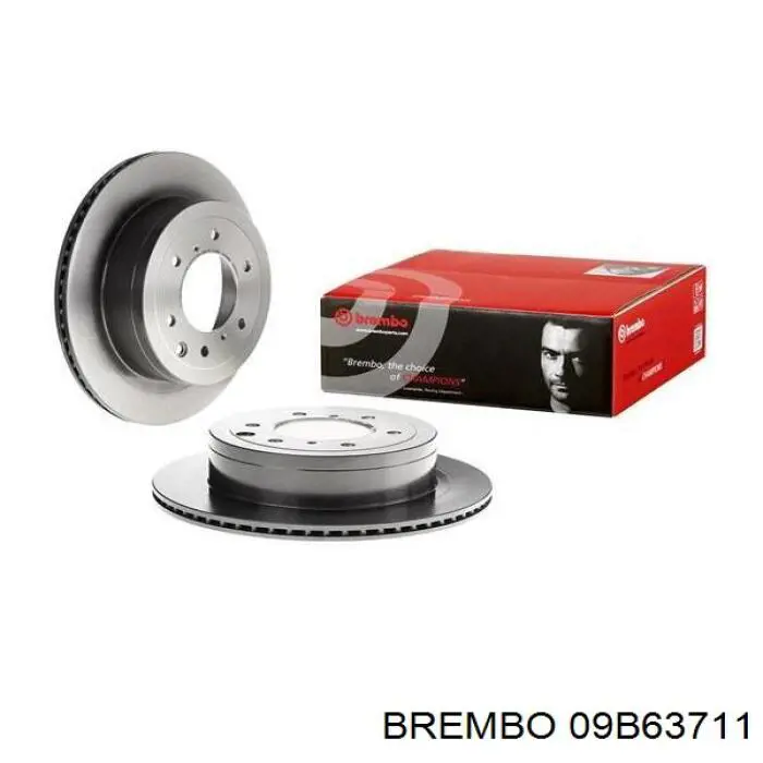 09.B637.11 Brembo disco do freio traseiro