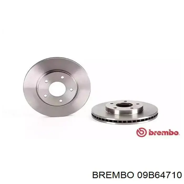 Передние тормозные диски 09B64710 Brembo