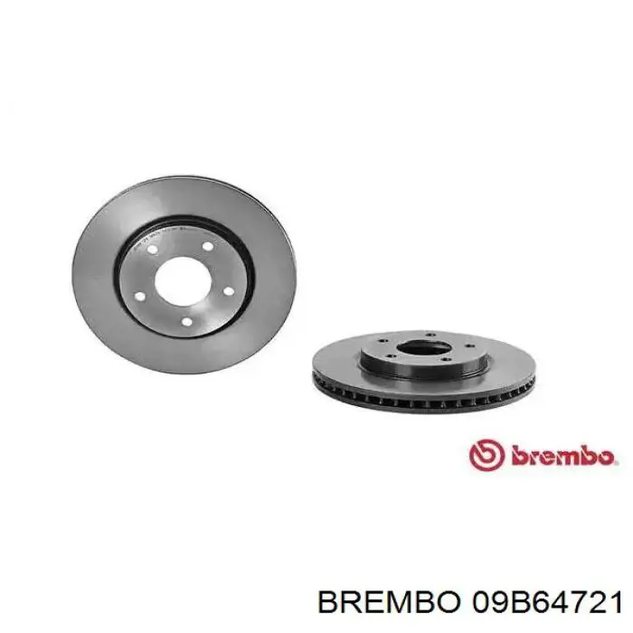 Передние тормозные диски 09B64721 Brembo