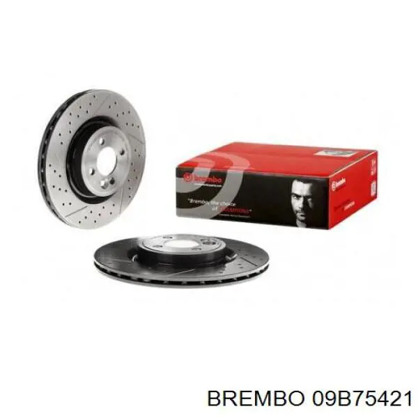 Купить 09B75421 Brembo Ротор тормозной