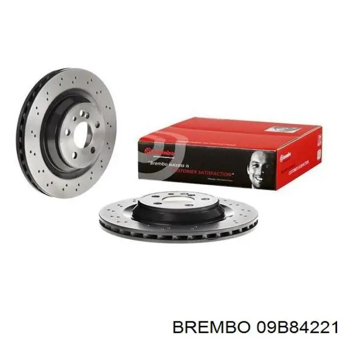 09B84221 Brembo disco do freio traseiro