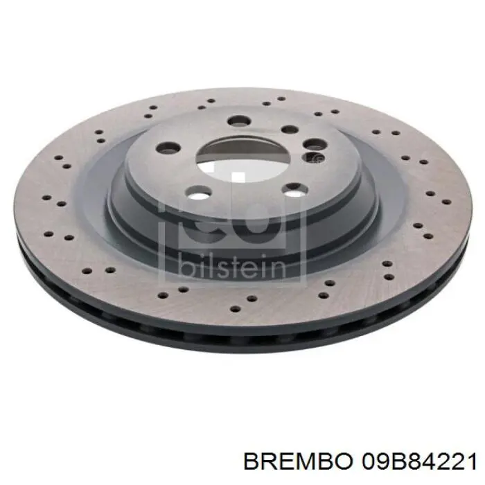 Задний дисковый тормоз Brembo 09B84221