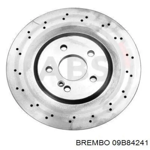Задний дисковый тормоз Brembo 09B84241
