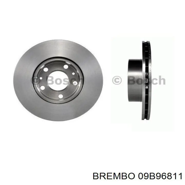 Тормоз дисковый передний Brembo 09B96811 цена, от 79.38 USD