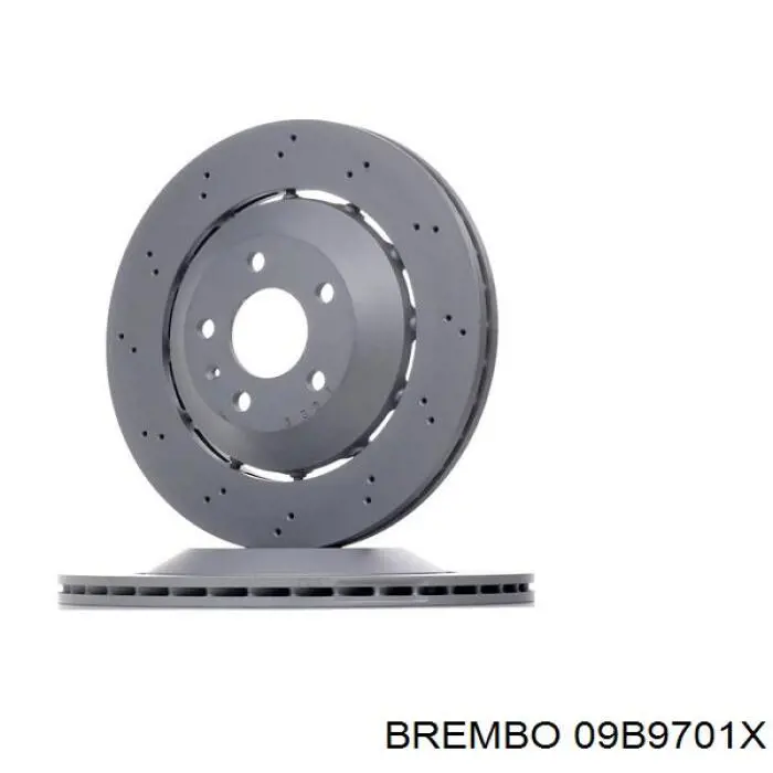 Тормоз дисковый передний Brembo 09B9701X цена, от 129.62 USD