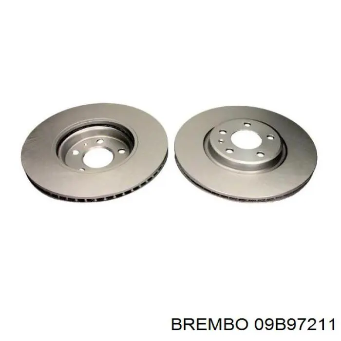 Передние тормозные диски 09B97211 Brembo