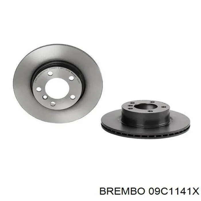 Передние тормозные диски 09C1141X Brembo