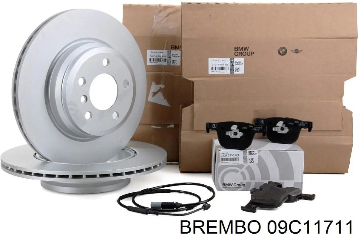 Тормозные диски 09C11711 Brembo