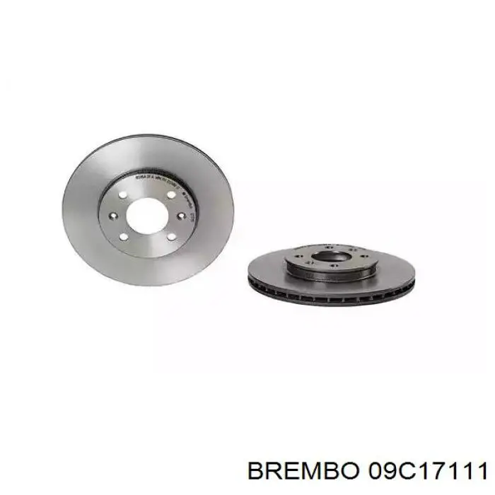 09.C171.11 Brembo диск тормозной передний