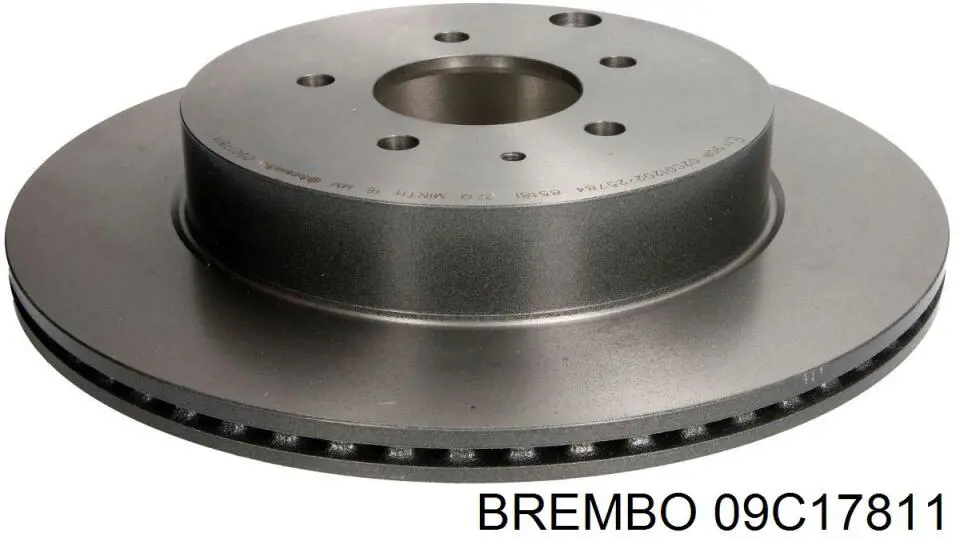 09.C178.11 Brembo диск тормозной задний