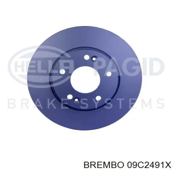 Тормоз дисковый передний Brembo 09C2491X цена, от 33.25 USD