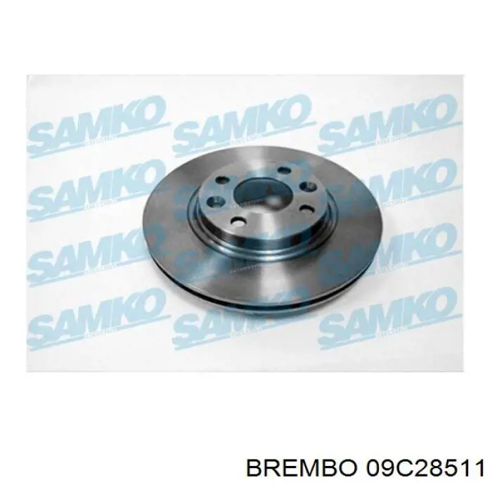 Передние тормозные диски 09C28511 Brembo