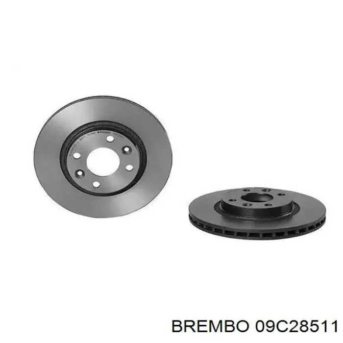 Передние тормозные диски 09C28511 Brembo