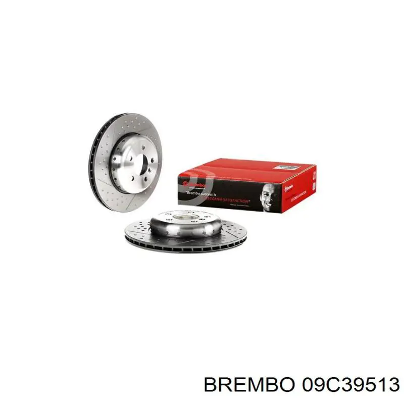 Задний тормозной диск Brembo 09C39513 цена, от 180.97 USD