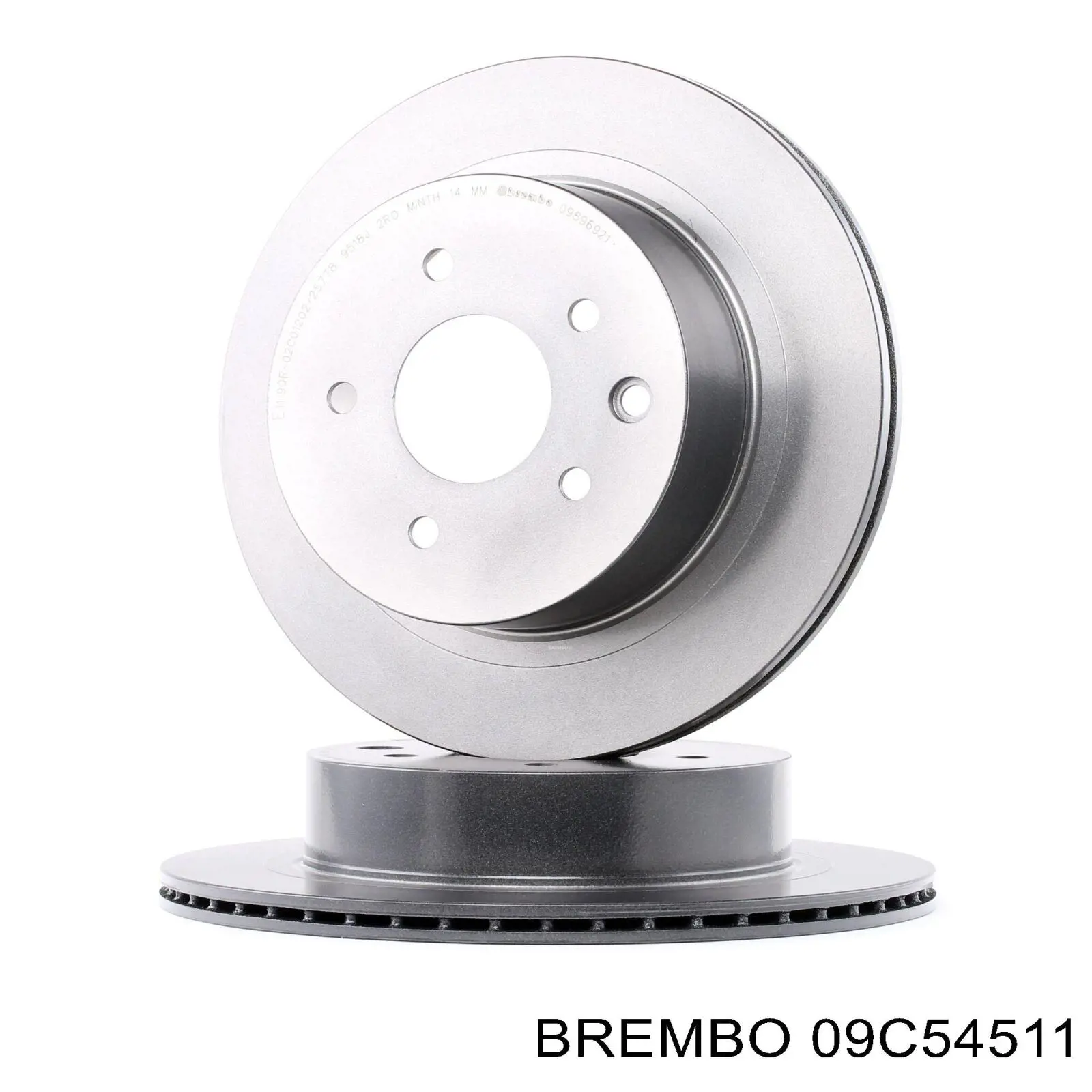 Freno de disco delantero 09C54511 Brembo