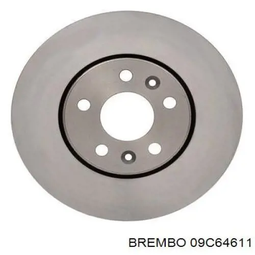 09C64611 Brembo Диск тормозной передний