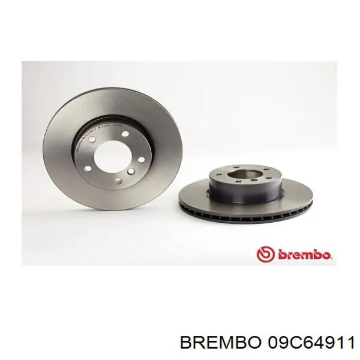 Передние тормозные диски 09C64911 Brembo