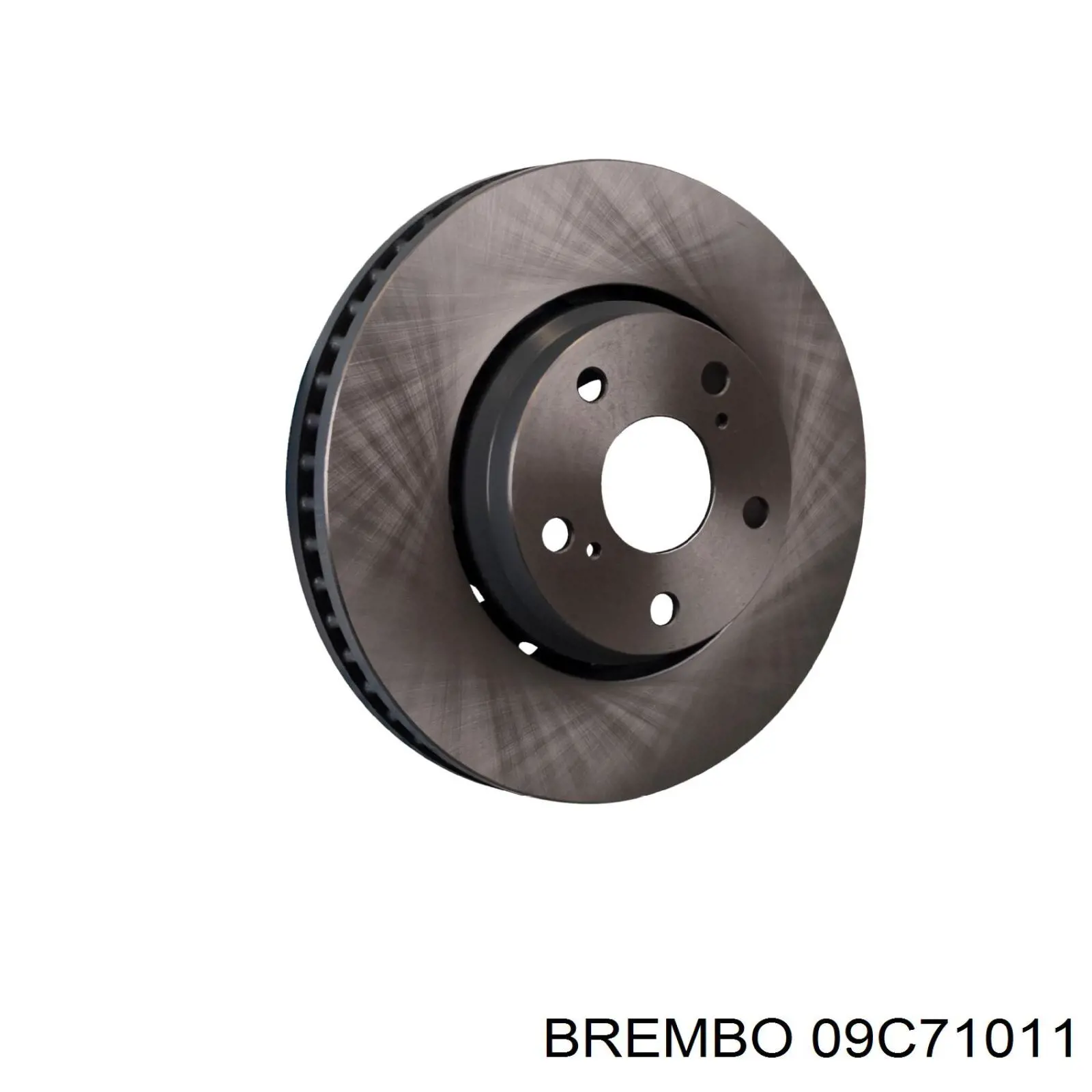 09C71011 Brembo Диск тормозной передний