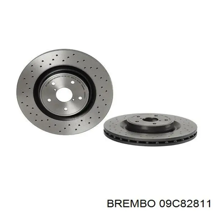 Передний тормозной диск Brembo 09C82811