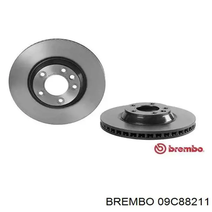 09.C882.11 Brembo диск тормозной передний